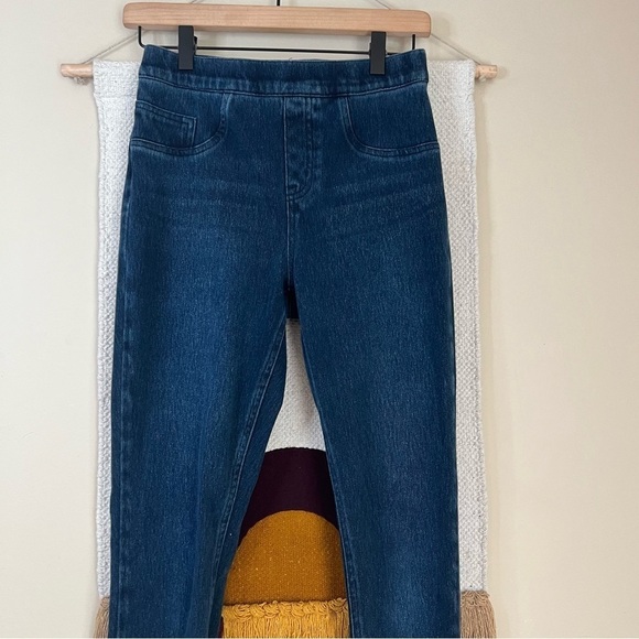 Spanx Jean-ish dark blue Ankle Leggings sz  small - Picture 8 of 8